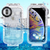 For iPhone XS Max PULUZ 40m/130ft Waterproof Diving Case, Photo Video Taking Underwater Housing Cover, For iPhone XS Max(Black), For iPhone XS Max(White), For iPhone XS Max(Transparent)