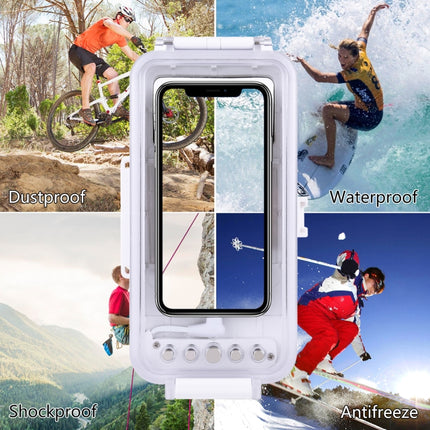 PULUZ 45m/147ft Waterproof Diving Case Photo Video Taking Underwater Housing Cover for iPhone 14 Series, iPhone 13 Series, iPhone 12 Series, iPhone 11 Series, iPhone X Series, iPhone 8 & 7, iPhone 6s, iOS 13.0 or Above Version iPhone�������������������...