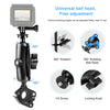 PULUZ Motorcycle O-Clip Quick Release Clamp Handlebar Fixed Mount Holder for GoPro and Other Action Cameras