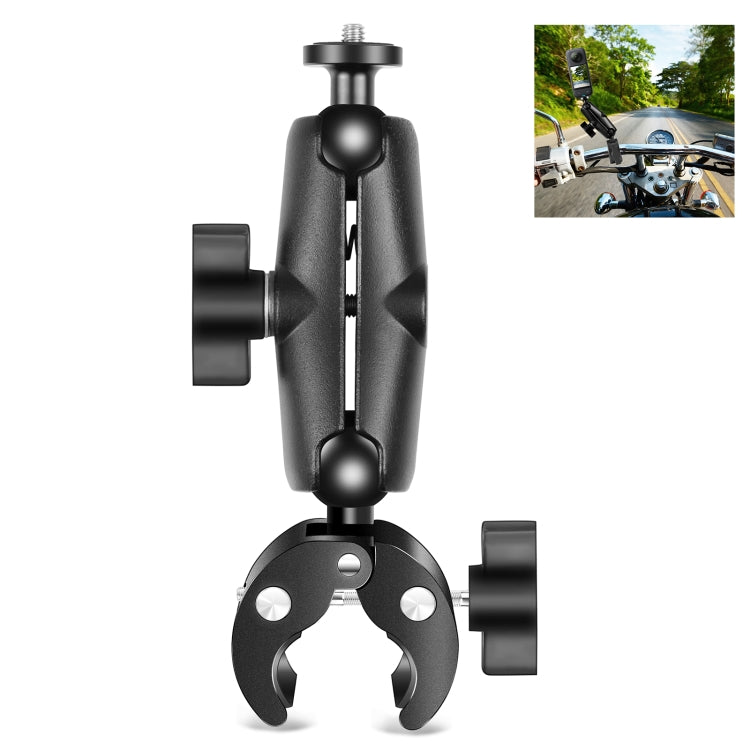 PULUZ Motorcycle Crab Clamp Handlebar Fixed Mount Holder for GoPro and Other Action Cameras