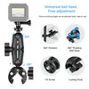 PULUZ Motorcycle Crab Clamp Handlebar Fixed Mount Holder for GoPro and Other Action Cameras, Crab Clamp Mount