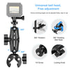 PULUZ Motorcycle Crab Clamp Handlebar Fixed Mount Holder for GoPro and Other Action Cameras