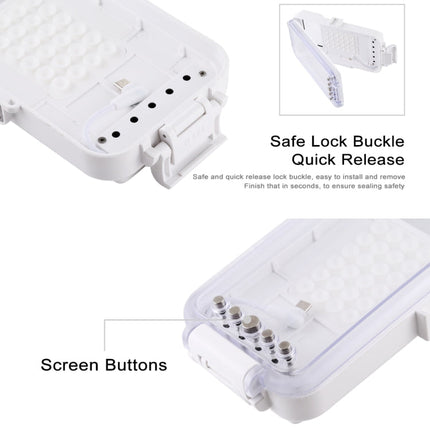 PULUZ 45m/147ft Waterproof Diving Case Photo Video Taking Underwater Housing Cover for iPhone 17 Pro / 17 / Air / 16 / 16 Pro / 15 / 15 Pro, Galaxy, Huawei, Xiaomi, Google Android OTG Smartphones with Type-C Port