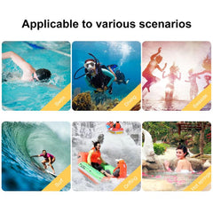 For iPhone 16 Pro Max PULUZ 40m/130ft Waterproof Diving Case with One-way Valve Photo Video Taking Underwater Housing Cover, For iPhone 16 Pro Max (White), For iPhone 16 Pro Max (Transparent)
