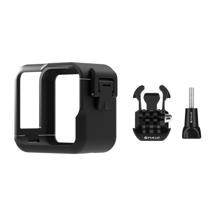 For GoPro Hero11 Black Mini PULUZ PC Plastic Border Frame with Buckle Basic Mount & Screw