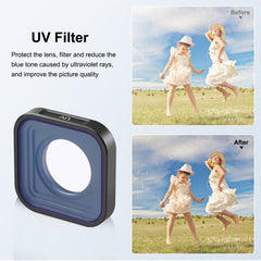 PULUZ Action Camera UV Lens Filter For GoPro Hero11 Black / Hero11 Black mini / HERO10 Black / HERO9 Black, UV