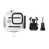 For GoPro Hero11 Mini Black PULUZ 40m Waterproof Housing Protective Case with Buckle Basic Mount & Screw, For GoPro Hero11 Black Mini