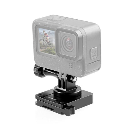 PULUZ Aluminum Quick Release Bracket NVG Helmet Mount for GoPro and Other Action Cameras, NVG Helmet Mount