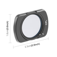 For DJI&#160;Pocket&#160;3 PULUZ Magnetic Camera Lens CPL Filter, CPL Filter