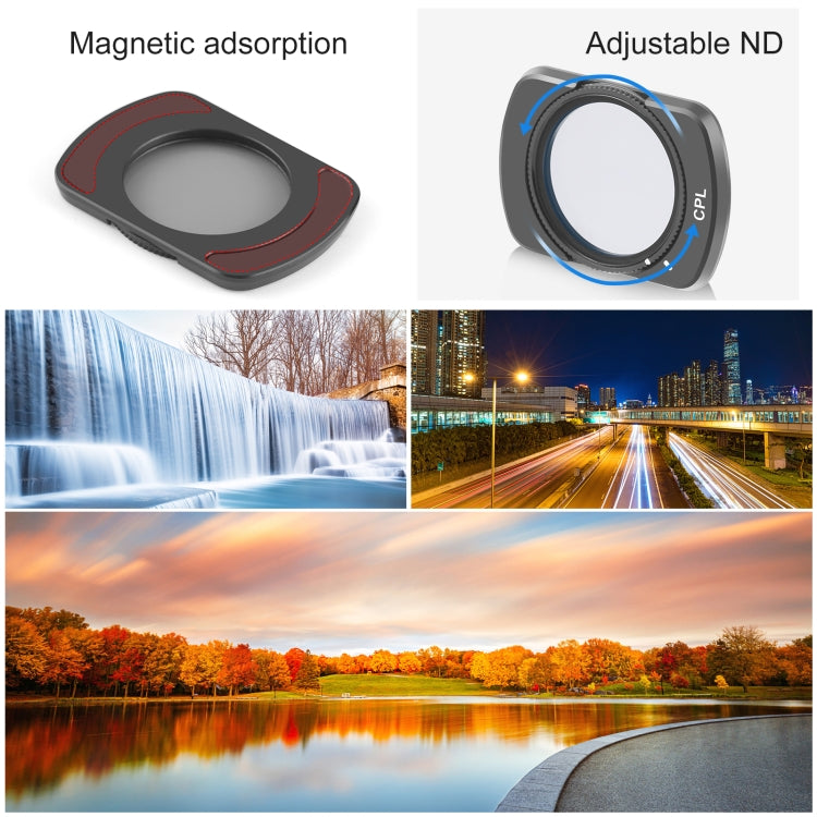 For DJI&#160;Pocket&#160;3 PULUZ Magnetic Camera Lens CPL Filter, CPL Filter