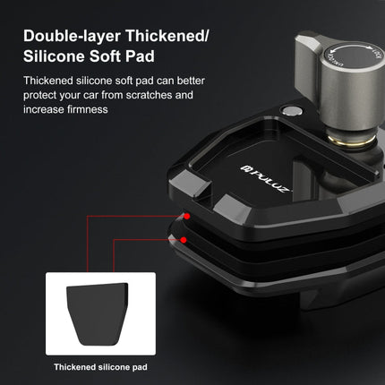 PULUZ Motorcycle Windshield Action Camera Mount Clip for GoPro Hero12 Black / DJI Osmo Action 4 / Insta360 X4 / Ace Pro and Other Action Cameras