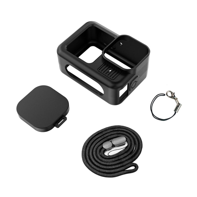 For GoPro HERO13 Black PULUZ Silicone Protective Case Cover with Wrist Strap & Lens Cover