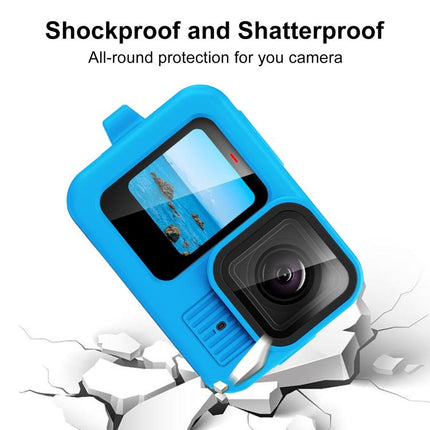 For GoPro HERO13 Black PULUZ Silicone Protective Case Cover with Wrist Strap & Lens Cover