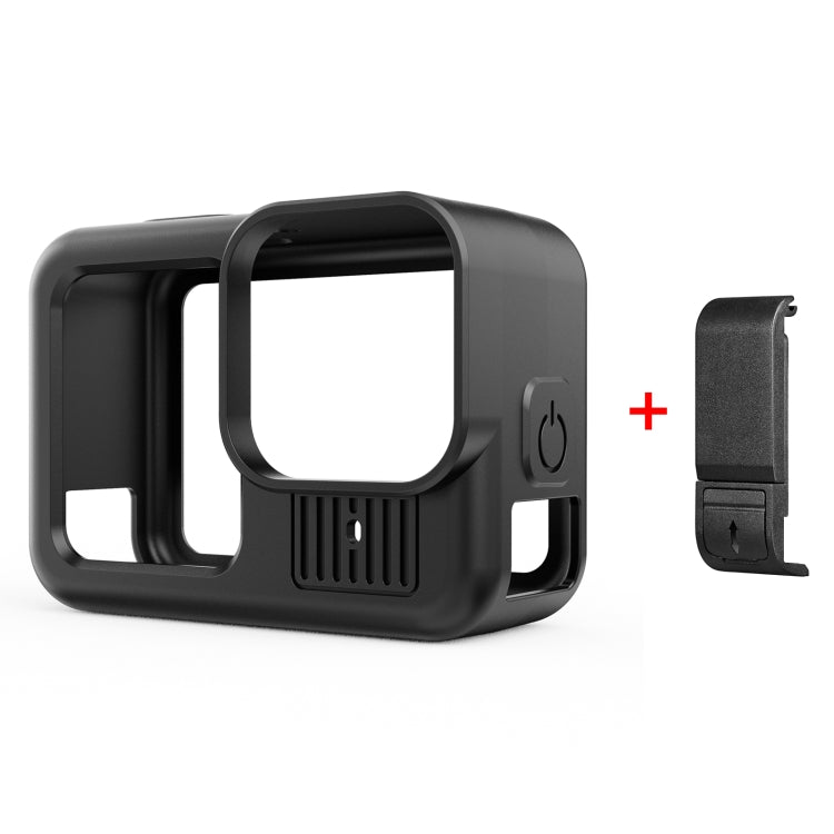 For GoPro HERO13 Black PULUZ Silicone Protective Case Side Interface Cover with Wrist Strap & Lens Cover