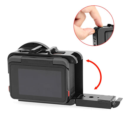 For Insta360 Ace Pro / Ace PULUZ Metal Rabbit Cage Adapter Frame with 52mm UV Filter & Adapter Ring, For Insta360 Ace Meta Cage 2