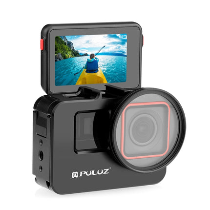 For Insta360 Ace Pro / Ace PULUZ Metal Rabbit Cage Adapter Frame with 52mm UV Filter & Adapter Ring, For Insta360 Ace Meta Cage 2