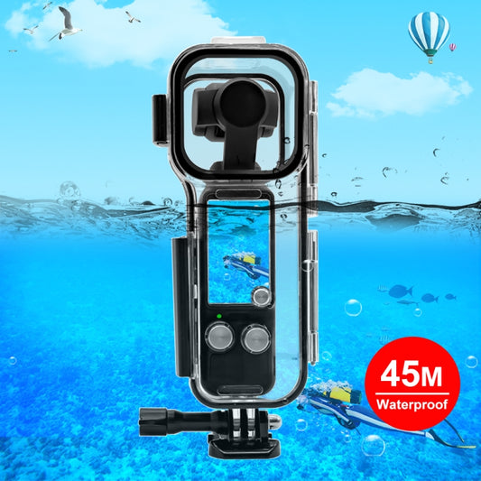 For DJI Osmo Pocket 3 PULUZ 45m Underwater Waterproof Housing Diving Case, Waterproof Case (Transparent)