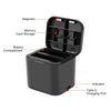 For Insta360 Ace Pro / Ace PULUZ Battery Charging Box Battery & Memory Card Storage Case