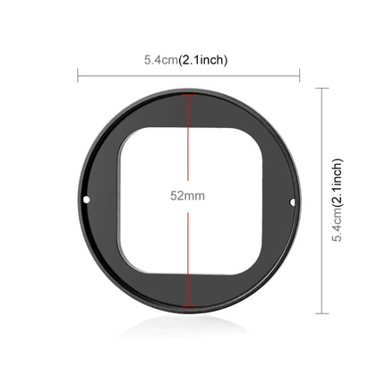For Insta360&#160;Ace&#160;Pro PULUZ 52mm UV Lens Filter Adapter Ring with Lens Cover, For Insta360 Ace Pro Filter Adapter Ring
