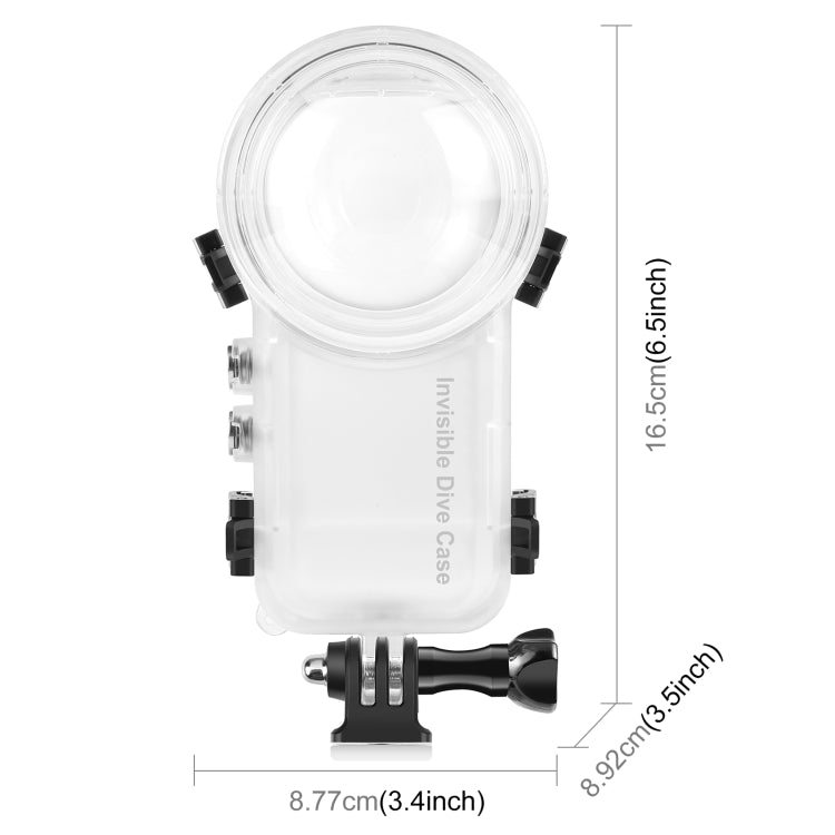 For Insta360 X4 PULUZ 50m Waterproof Sealed Diving Case