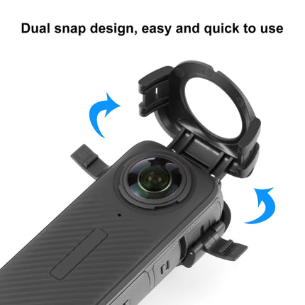 For Insta360 X4 PULUZ Snap-on Lens Guard Protective Cover, For Insta360 X4