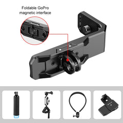 For Insta360 X4 PULUZ Vertical Horizontal Shooting Quick Release Metal  L Bracket, L Bracket