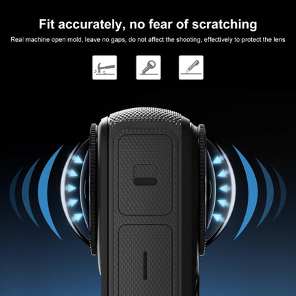 For Insta360 X4 PULUZ Rotation Optical Glass Lens Guard  Protective Cover, For Insta360 X4 Glass Lens Guard