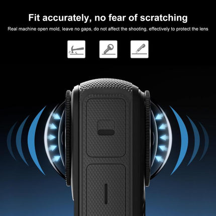 For Insta360 X4 PULUZ Rotation PC Lens Guard  Protective Cover, For Insta360 X4 PC Lens Guard