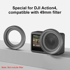 For DJI Action 4 PULUZ Filter Holder Metal Protective Filter Frame, For DJI Action 4