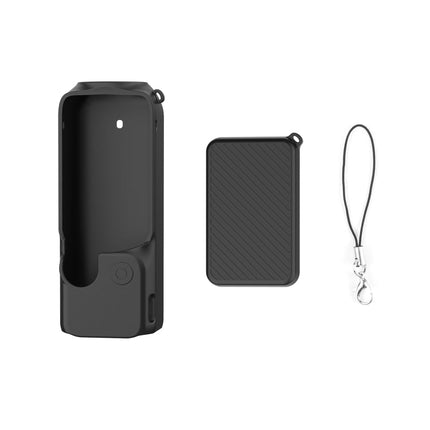 For DJI OSMO Pocket 3 PULUZ  2 in 1 Silicone Cover Case Set with Strap