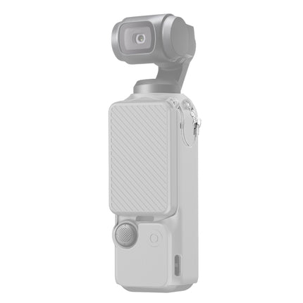 For DJI OSMO Pocket 3 PULUZ  2 in 1 Silicone Cover Case Set with Strap, Silicone Cover(Black)