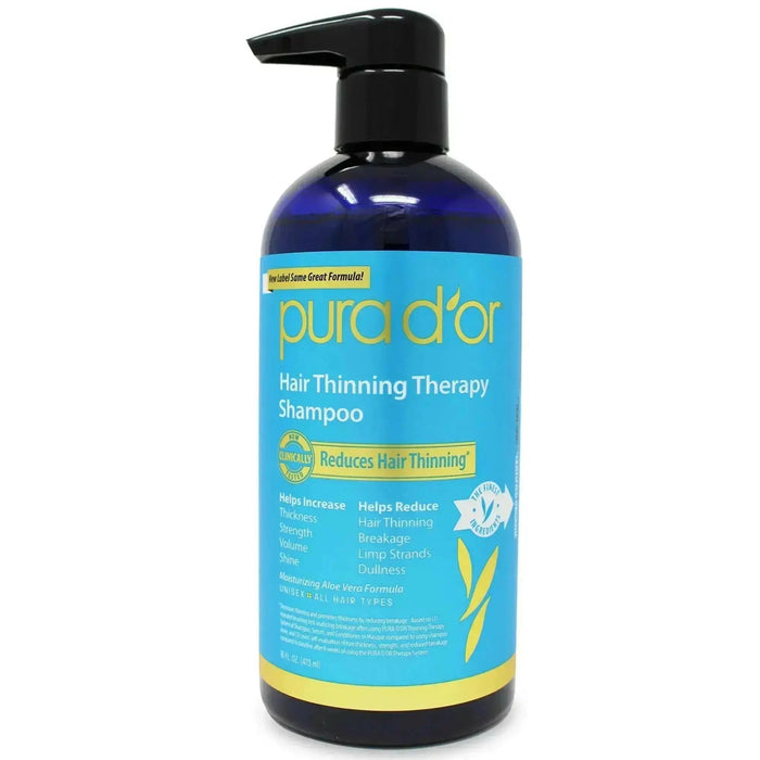 Pura D'or Shampoo for Fuller-Looking Hair 473ml | Ammuri