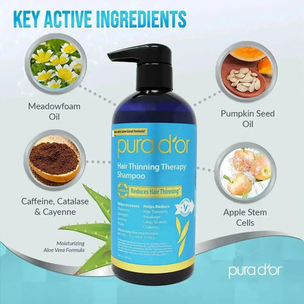 Pura D'or Shampoo for Thinning Hair & Hair Loss | Ammuri