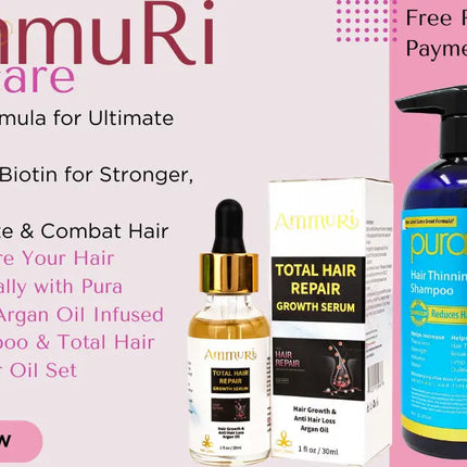 PURA D’OR Hair Thinning Therapy Shampoo – 473ML 16oz Hair Growth Set Hair loss Solution