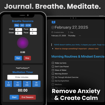 The PeakFlowSpace™ Ultimate Planner