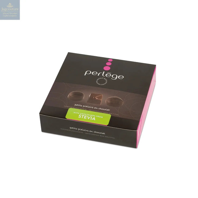 Perlege box of Belgian chocolates sweetened with Stevia