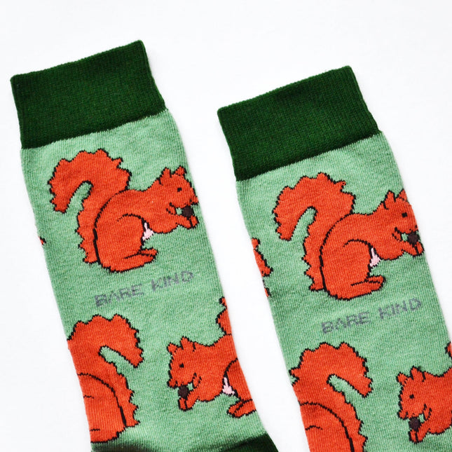 Save the Red Squirrels Bamboo Socks