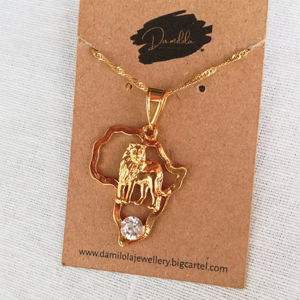 Africa ‘Heart of a Lion' Necklace