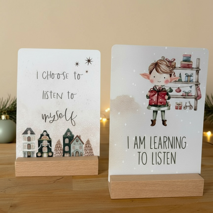 Festive Affirmation Duo Cards (Adult & Child)