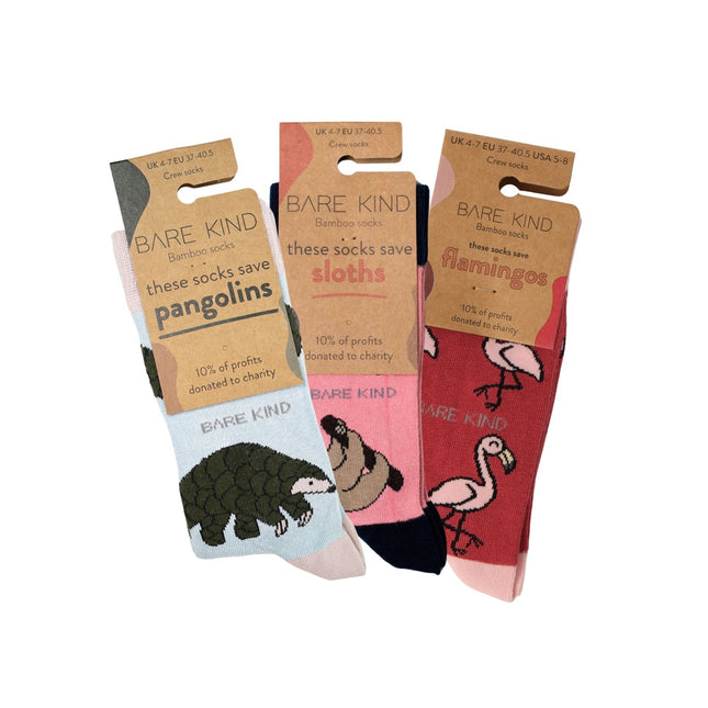 Pink Lover 3 Bamboo Sock Set