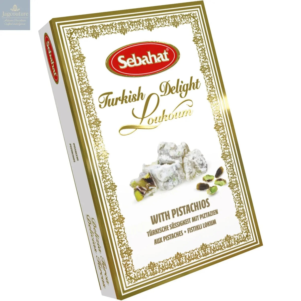 Pistachio Turkish delight in gift box