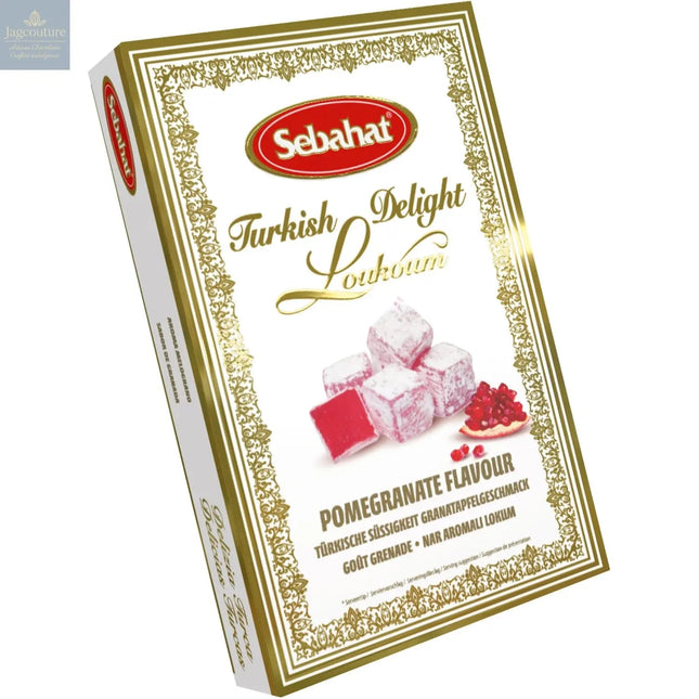 Pomegranate Turkish delight in gift box