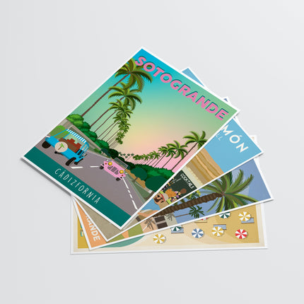 Box of Sotogrande Postcards