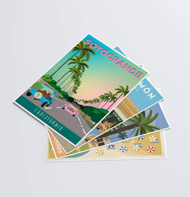 Box of Sotogrande Postcards