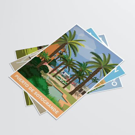Box of Sotogrande Postcards