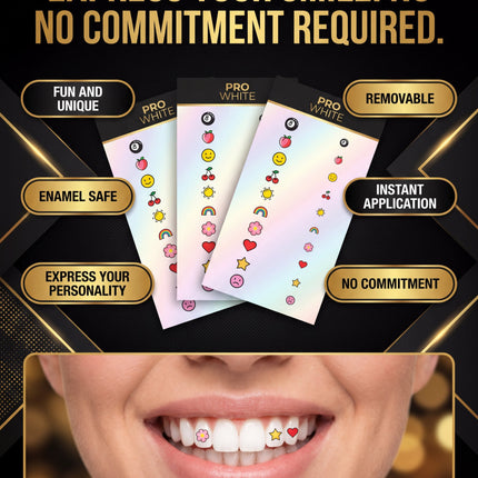 Tooth Tattoo Stickers – Smile, But Make It Art