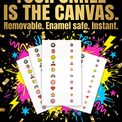 Tooth Tattoo Stickers – Smile, But Make It Art