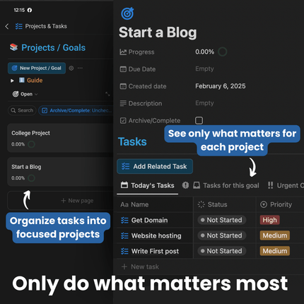The PeakFlowSpace™ Ultimate Planner