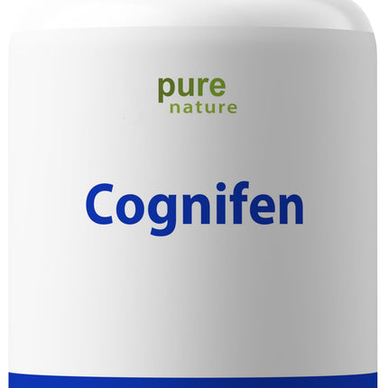 PureNature Cognifen - Memory Support Nootropic with Bacopa, Phosphatidylserine, Huperzine A, DHA, Choline and More - Non-GMO, Gluten-Free, 60 Capsules