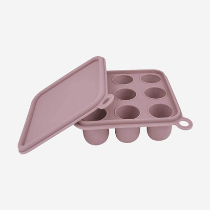 Bloom Bambini Silicone Baby Freezer Cube Trays with Cover in Purple